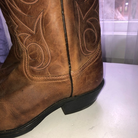 Vibram men’s/ woman’s cowboy boots, embroidered design, Lets ride. - Picture 4 of 16